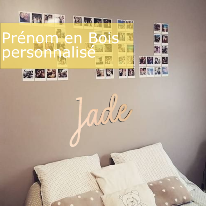 Prénom en bois personnalisé